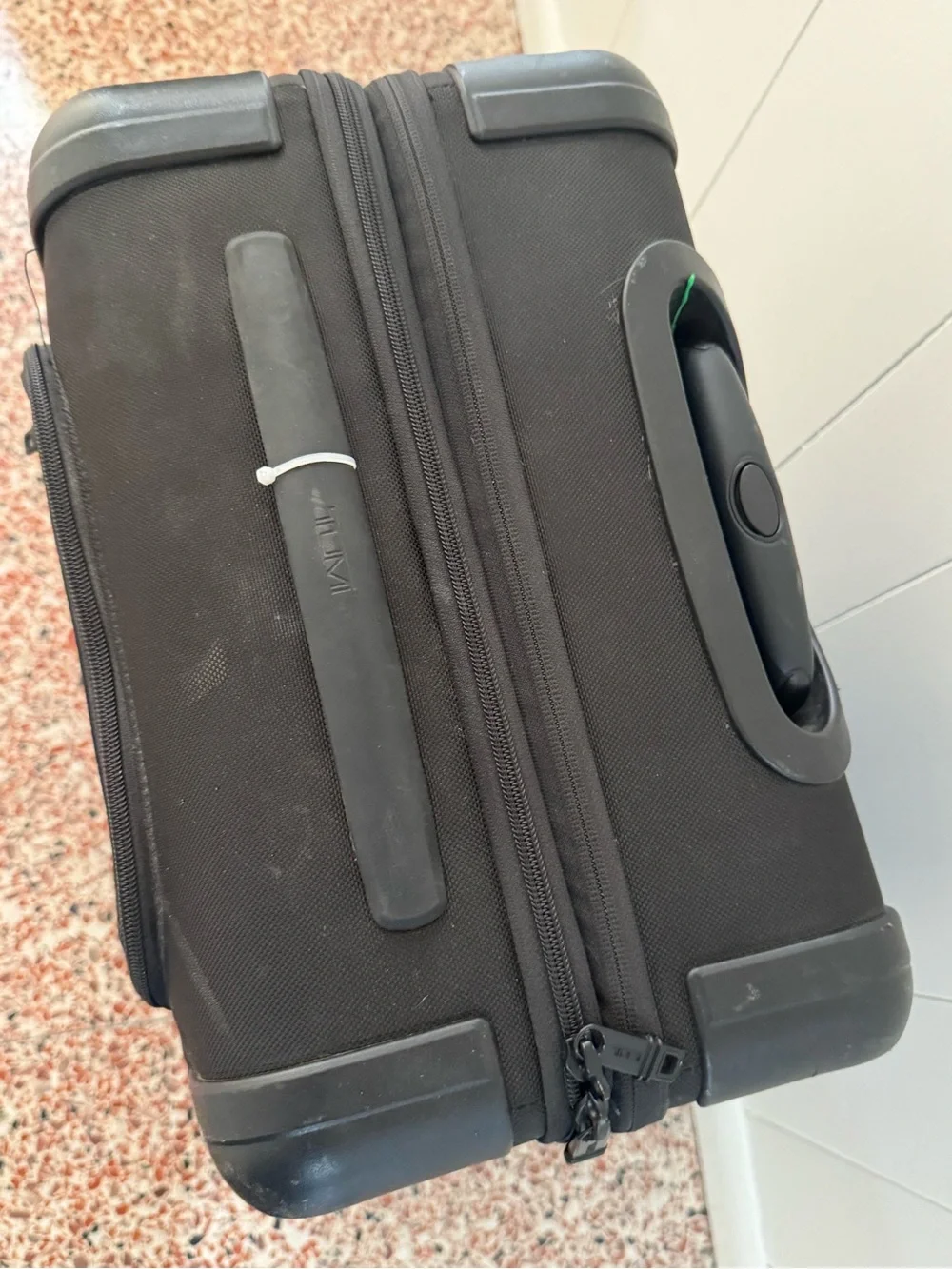 Tumi Black Rolling Carry-On Travel Suitcase